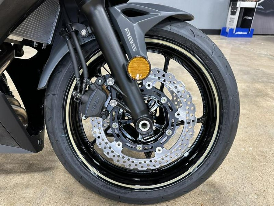 2024 Kawasaki Ninja® 650 ABS Metallic Matte Dark Gray/Metallic Spark Black