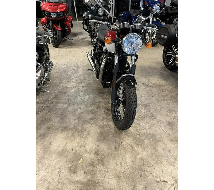 2023 Triumph Bonneville T100 Carnival Red Fusion White