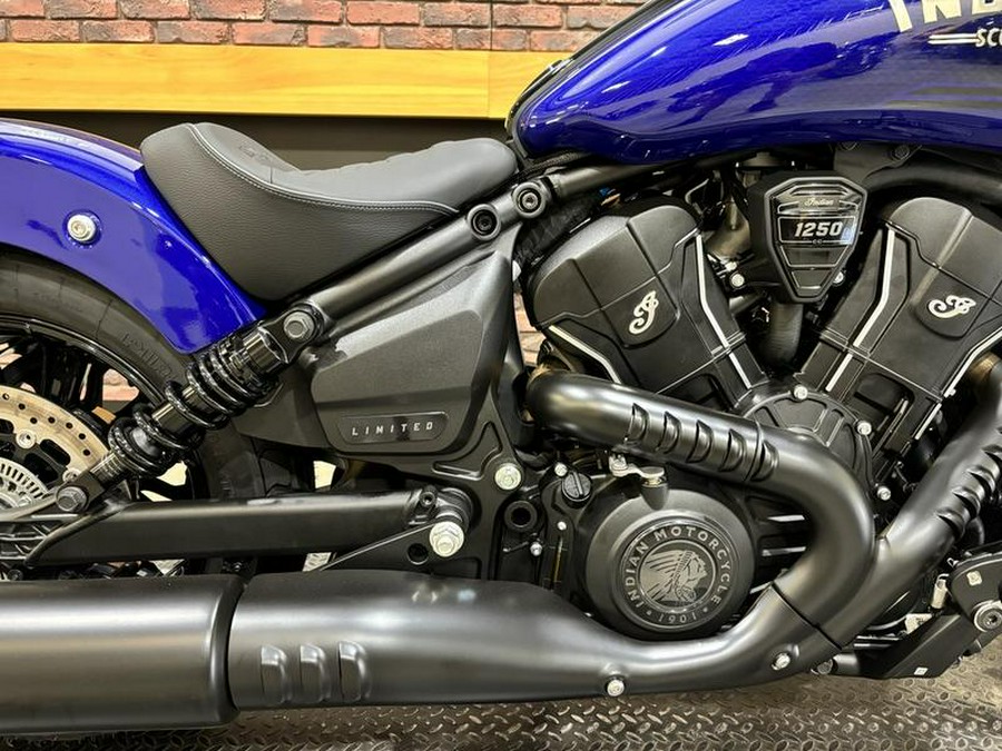 2025 Indian Motorcycle® Scout® Bobber Limited +Tech Spirit Blue Metallic