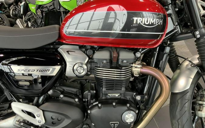 2020 Triumph Speed Twin 1200 Korosi Red/Storm Grey