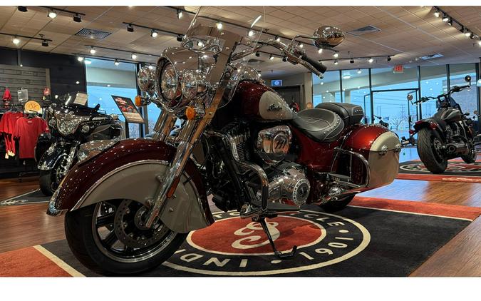 2025 Indian Motorcycle SPRINGFIELD, MROON MTLC/SLVR QRTZ MTLC, 49S Base