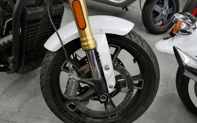 2025 Indian 101 Scout Ghost White Metallic With Graphics