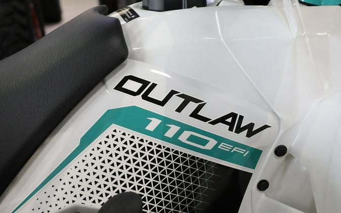 2024 Polaris Industries Outlaw 110 BRIGHT WHITE/RADIANT GREEN