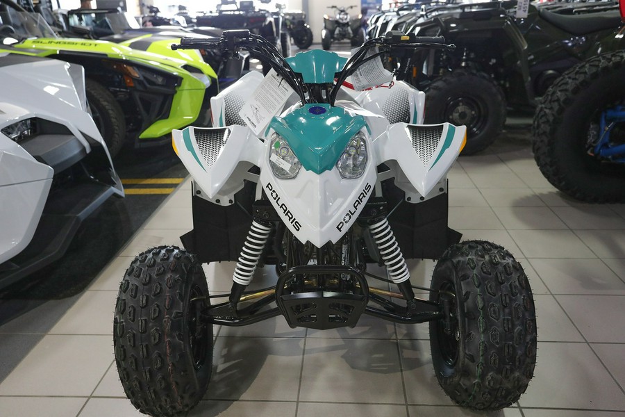 2024 Polaris Industries Outlaw 110 BRIGHT WHITE/RADIANT GREEN