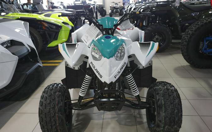 2024 Polaris Industries Outlaw 110 BRIGHT WHITE/RADIANT GREEN