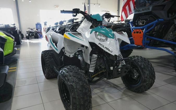 2024 Polaris Industries Outlaw 110 BRIGHT WHITE/RADIANT GREEN