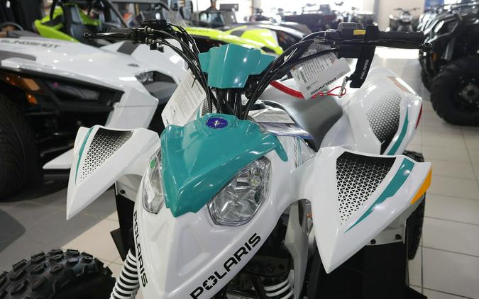 2024 Polaris Industries Outlaw 110 BRIGHT WHITE/RADIANT GREEN