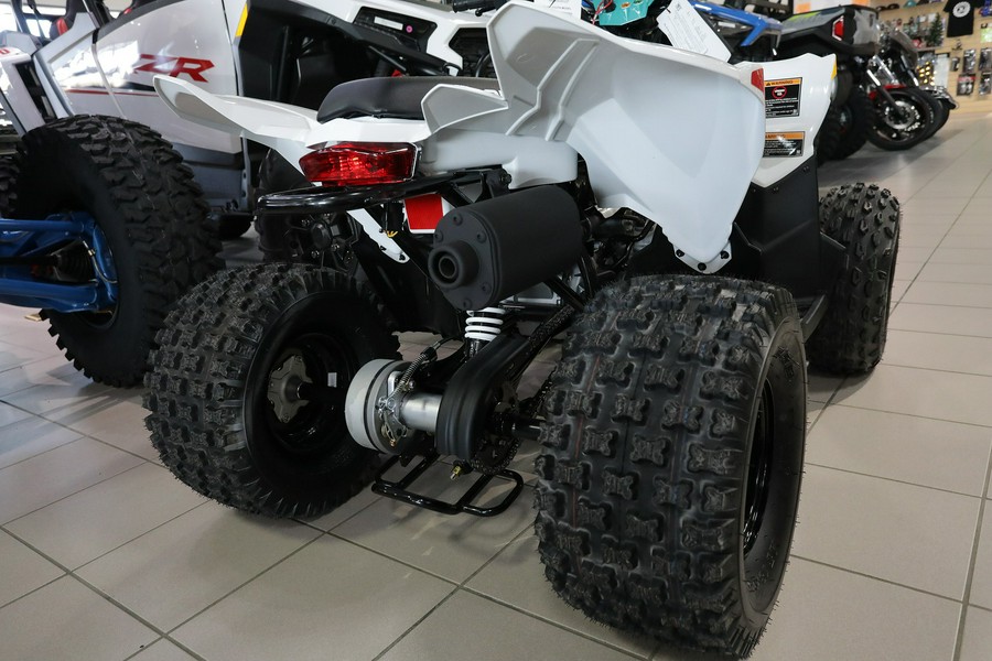 2024 Polaris Industries Outlaw 110 BRIGHT WHITE/RADIANT GREEN