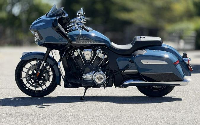 2026 Indian Challenger Limited 112 w/PowerBand Audio Storm Blue with Black Metallic
