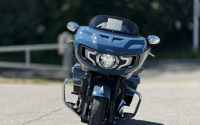 2026 Indian Challenger Limited 112 w/PowerBand Audio Storm Blue with Black Metallic