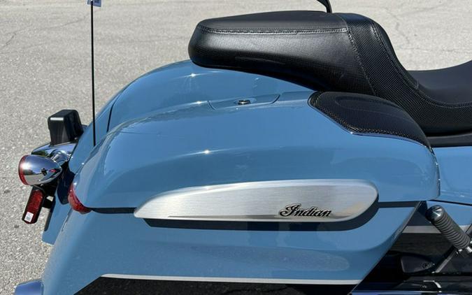 2026 Indian Challenger Limited 112 w/PowerBand Audio Storm Blue with Black Metallic