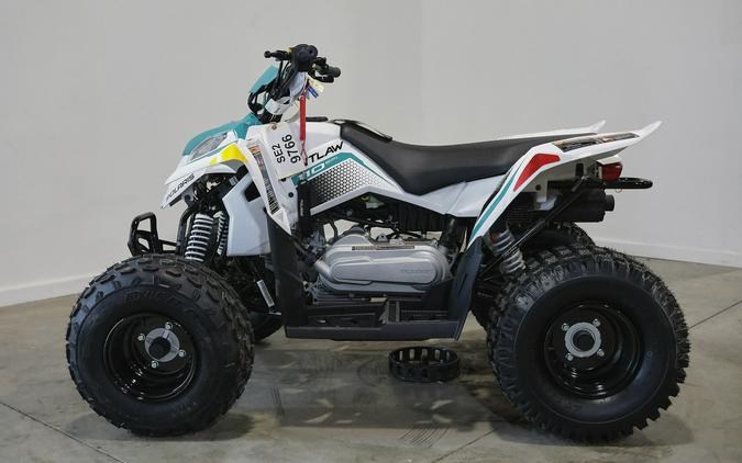 2024 Polaris Industries Outlaw 110 BRIGHT WHITE/RADIANT GREEN