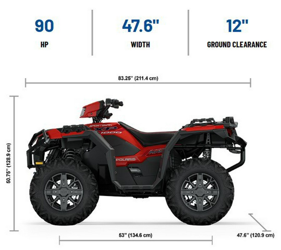 2024 Polaris Industries SPORTSMAN XP 1000 ULTIMATE TRAIL INDY RED