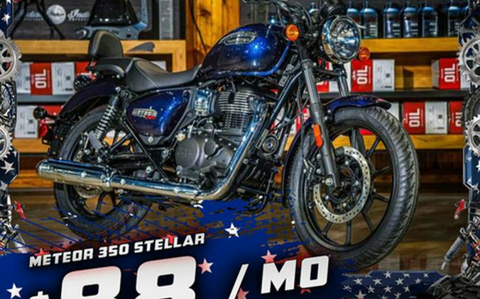 2024 Royal Enfield Meteor 350 Stellar Blue