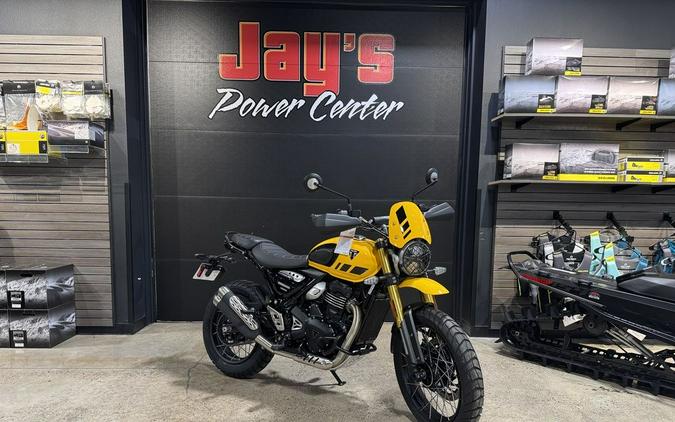 2026 Triumph Scrambler 400 XC Racing Yellow