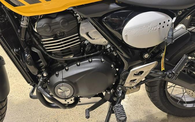 2026 Triumph Scrambler 400 XC Racing Yellow