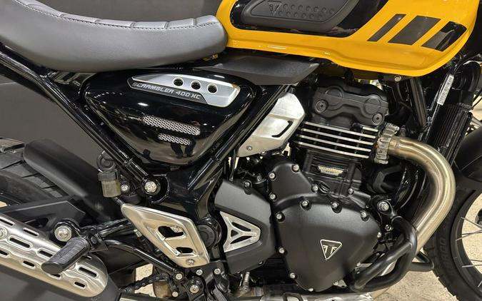 2026 Triumph Scrambler 400 XC Racing Yellow