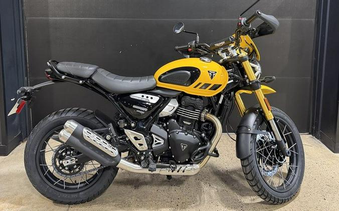 2026 Triumph Scrambler 400 XC Racing Yellow