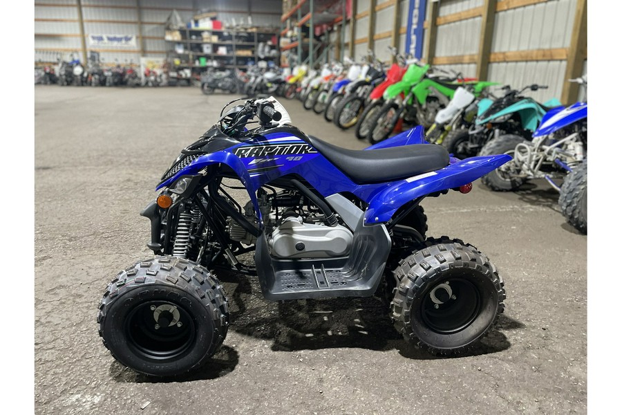 2023 Yamaha Raptor 90 - Team Yamaha Blue