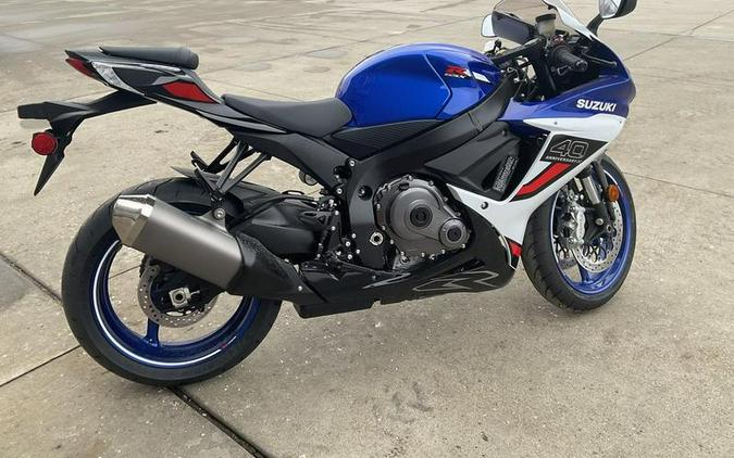 2026 Suzuki GSX-R600Z 40th Anniversary Blue