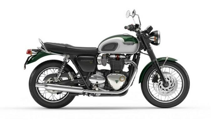 2019 Triumph Bonneville T120 Competition Green and Fusion White