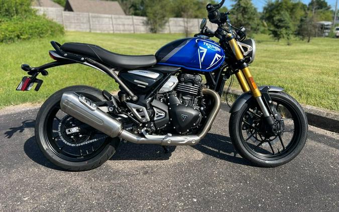 2024 Triumph Speed 400 Caspian Blue / Storm Grey