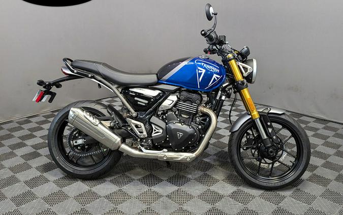 2024 Triumph Speed 400 Caspian Blue Storm Grey