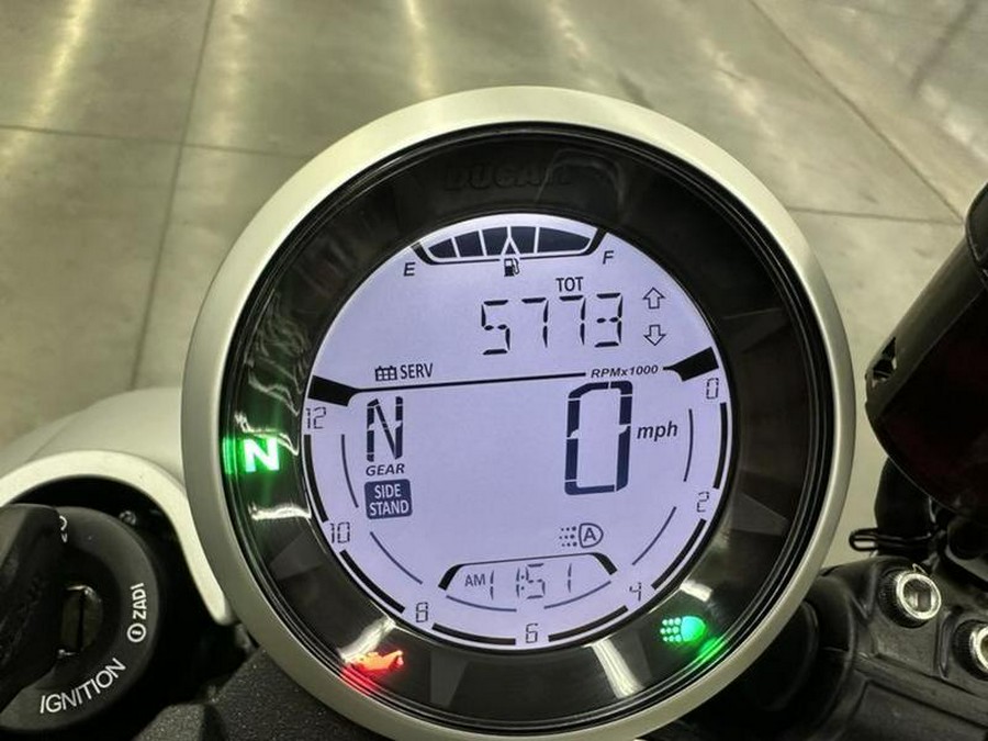 2020 Ducati Scrambler Cafe Racer Silver Ice Matte