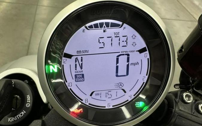 2020 Ducati Scrambler Cafe Racer Silver Ice Matte