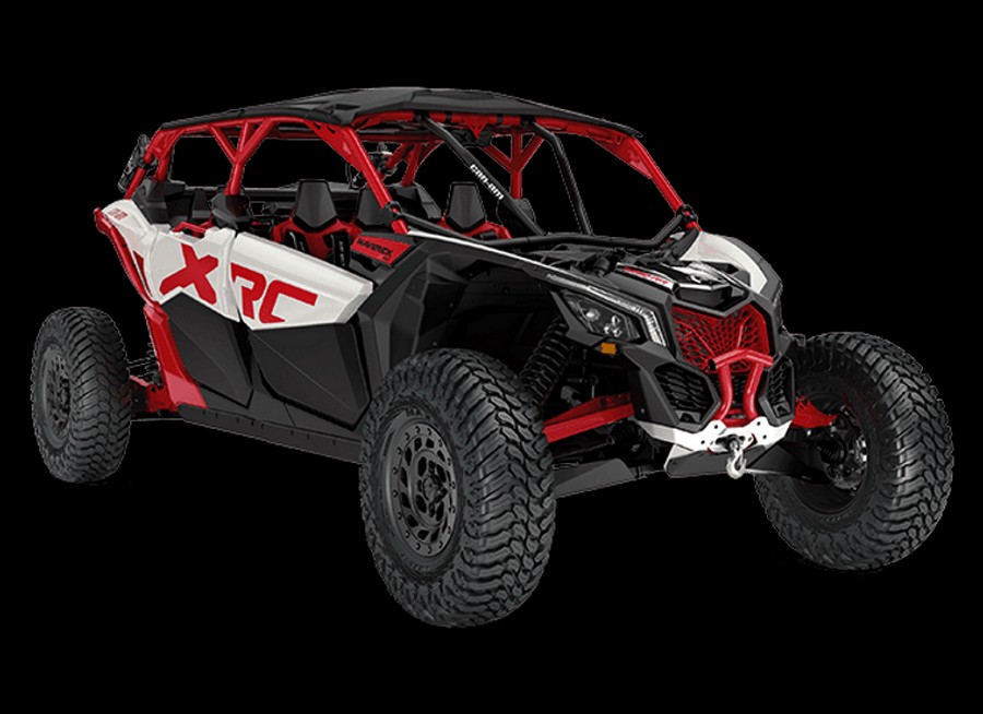 New 2024 CAN-AM MAVERICK X3 MAX X RC TURBO RR HYBRID WHITE AND LEGION RED