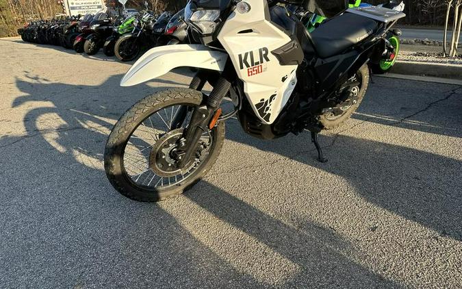 2025 Kawasaki KLR®650 S Metallic Matte Old School Green ABS