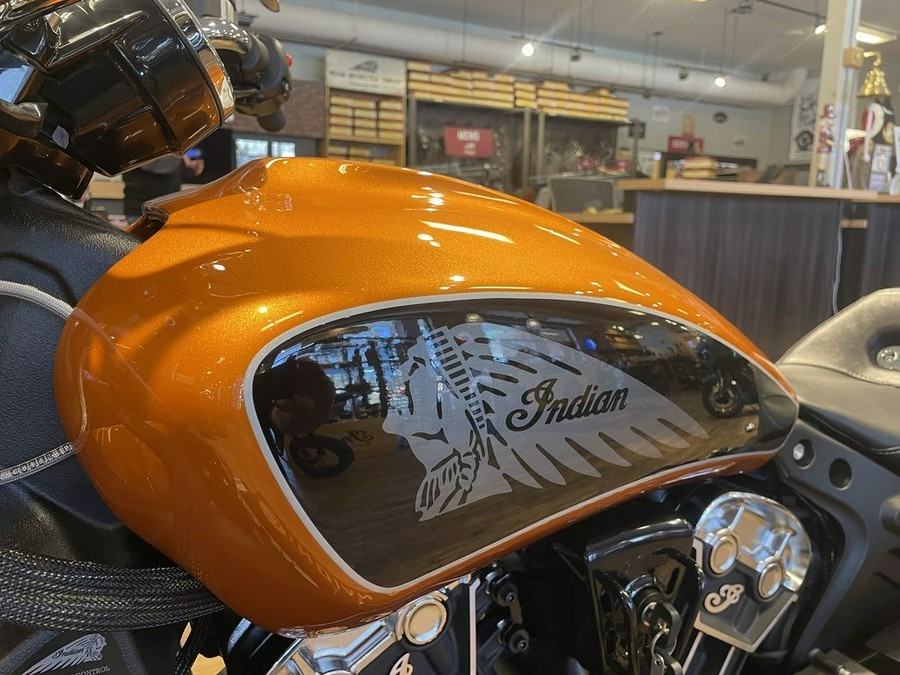 2023 Indian Motorcycle® Scout® ABS Icon Riot Orange Metallic/Black Metallic