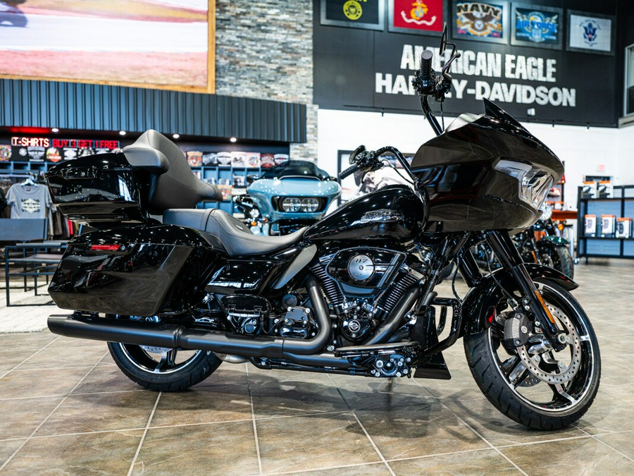 2024 Harley-Davidson Road Glide® Vivid Black With Tour Pack and Passenger Back Rest