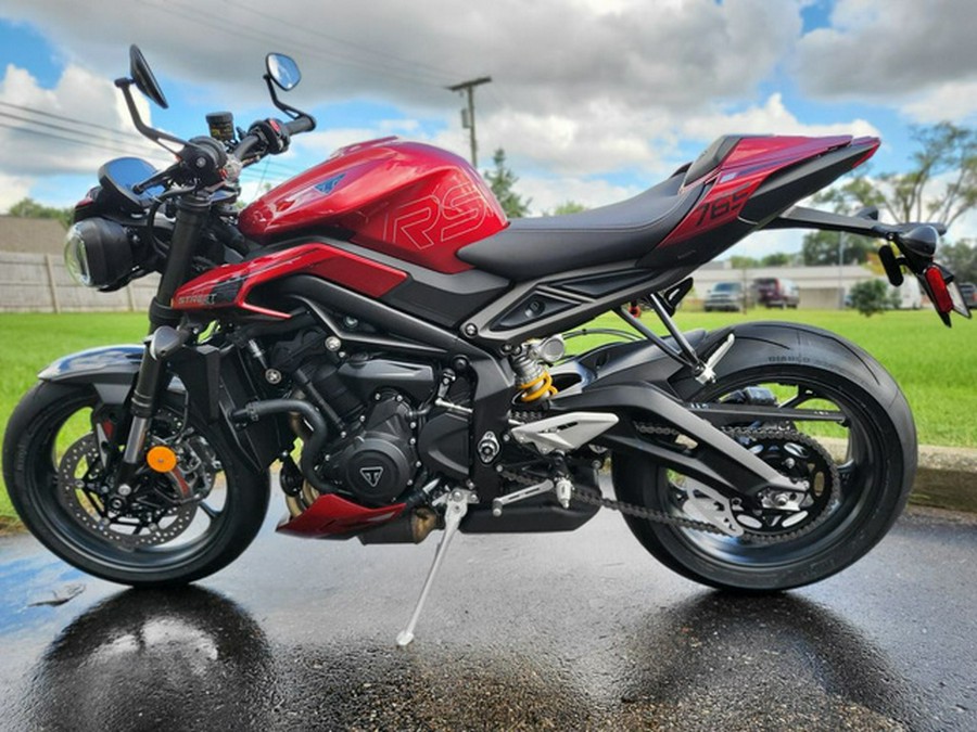 2024 Triumph Street Triple 765 RS Carnival Red RS