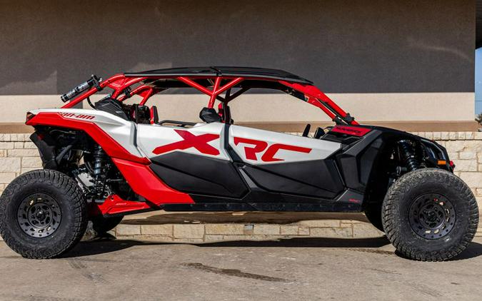 New 2024 CAN-AM MAVERICK X3 MAX X RC TURBO RR HYBRID WHITE AND LEGION RED