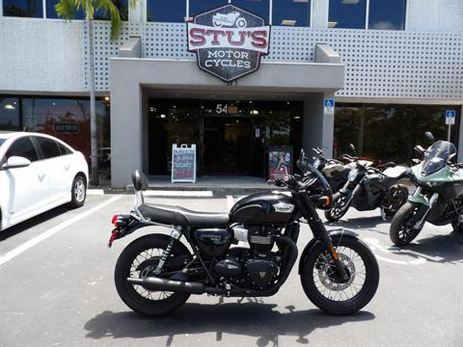 2019 Triumph Bonneville T100 Black