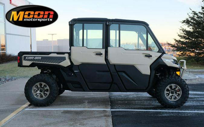 2024 Can-Am Defender MAX Limited HD10 Desert Tan & Timeless Bl