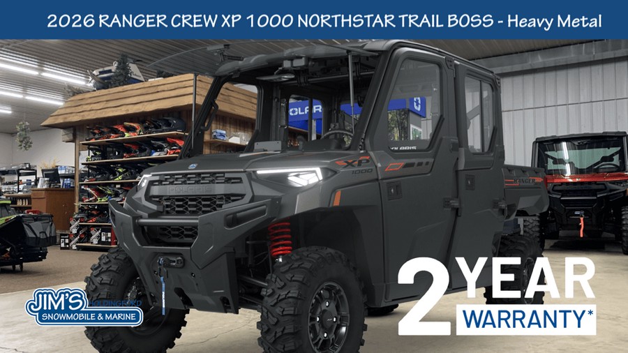 2026 Polaris Ranger® Crew XP 1000 NorthStar Edition Trail Boss