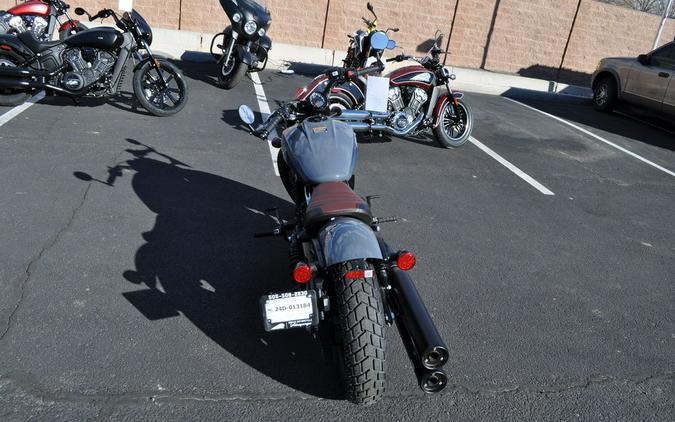 2024 Indian Motorcycle® Scout® Bobber ABS Icon Stealth Gray Azure Crystal