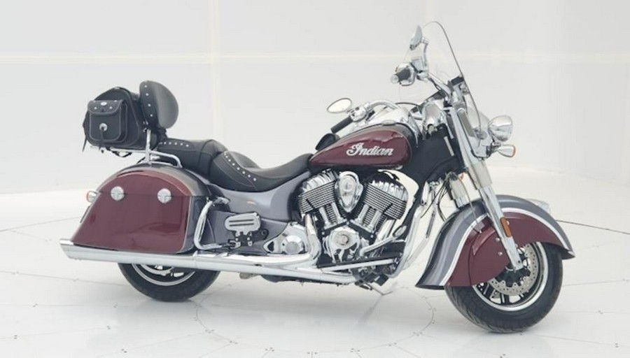 2017 Indian Motorcycle® Springfield™ Steel Gray Over Burgundy Metallic