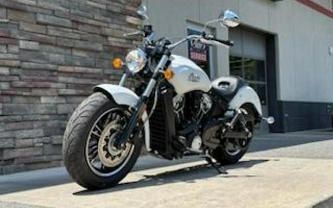 2022 Indian Scout ABS White Smoke