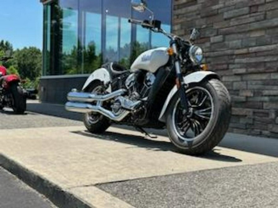 2022 Indian Scout ABS White Smoke