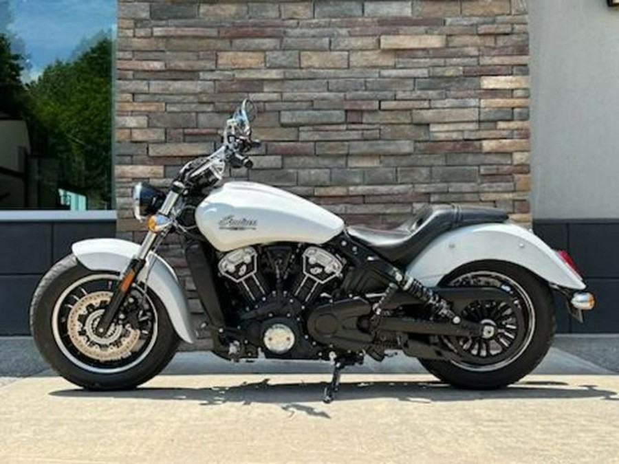 2022 Indian Scout ABS White Smoke