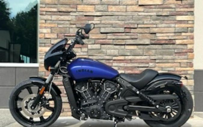 2024 Indian Scout Rogue Sixty ABS Spirit Blue Smoke