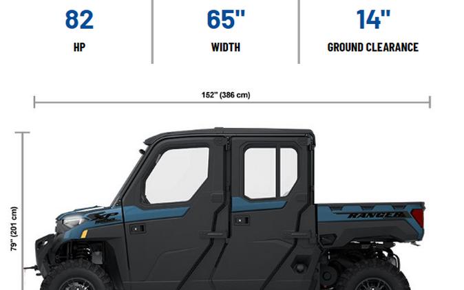 2025 Polaris Industries RANGER CREW XP 1000 NORTHSTAR EDITION PREMIUM BLUE SLATE