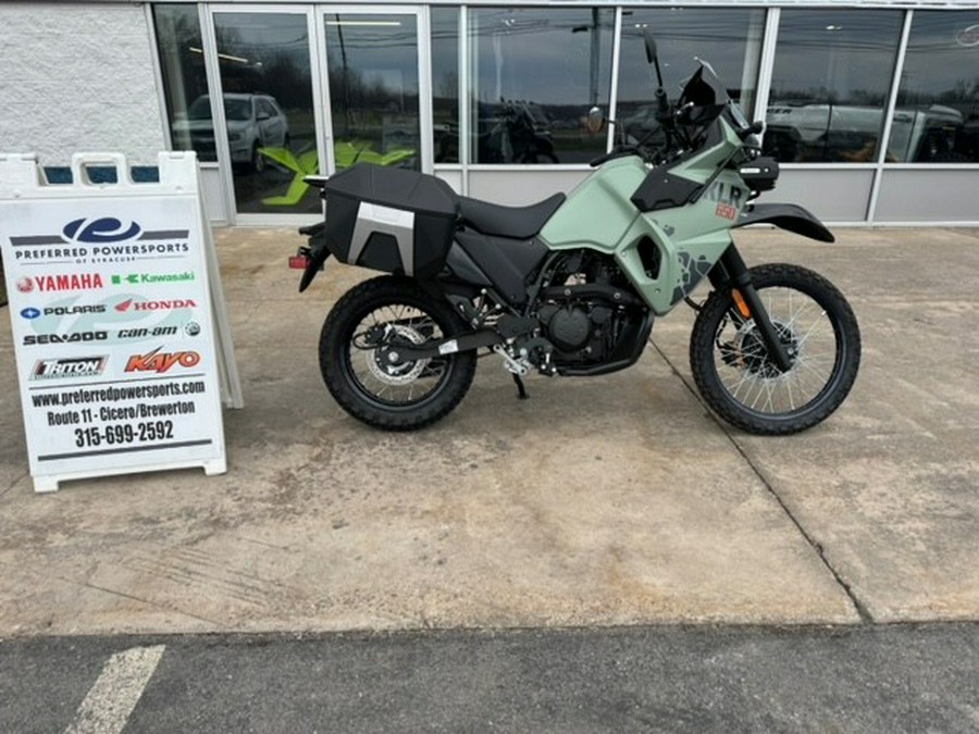 2024 Kawasaki KLR 650 Adventure ABS Pearl Matte Sage Green