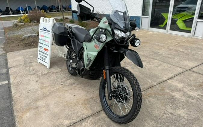 2024 Kawasaki KLR 650 Adventure ABS Pearl Matte Sage Green