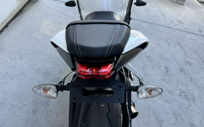 2019 Triumph Street Triple RS Crystal White