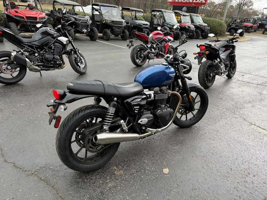 2022 Triumph Street Twin Cobalt Blue