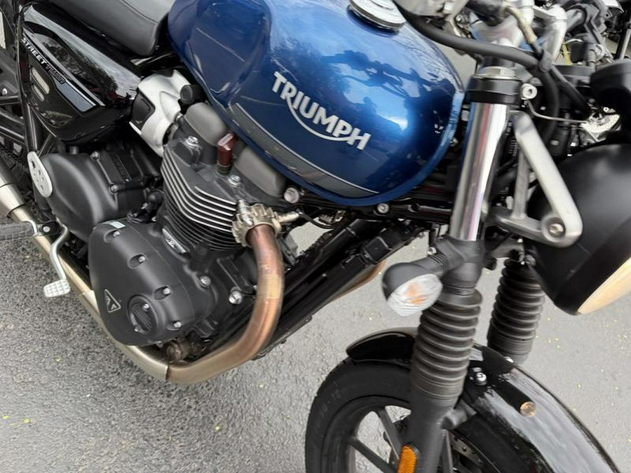 2022 Triumph Street Twin Cobalt Blue